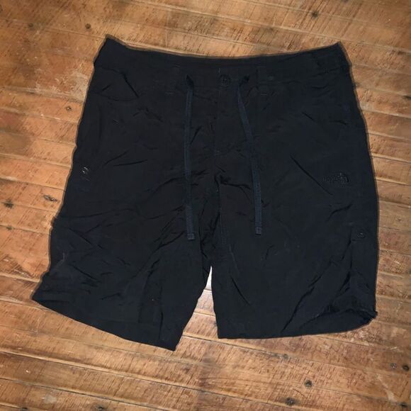 The North Face Y2K athletic cargo gorpcore 8 black shorts - Picture 1 of 3